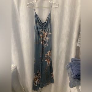 All Saints Floral Silk Dress Size 6